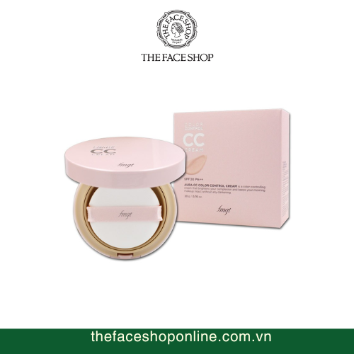Kem Nền CC Cream Aura Color Control Cream fmgt The Face Shop