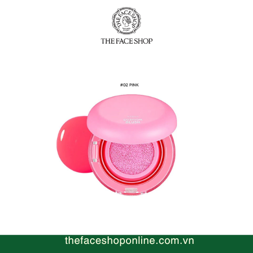 (Màu Hồng) Má Hồng Dạng Nước Moisture Cushion Blush 02 Pink (fmgt)