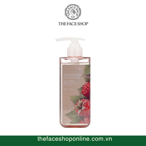 Gel Tắm Chống Lão Hóa Raspberry Body Wash TheFaceShop 300ml