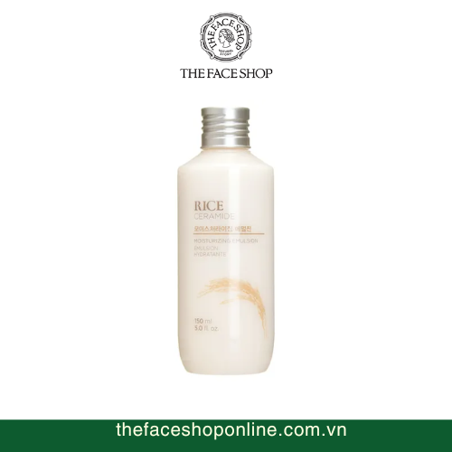 Sữa dưỡng gạo Rice Ceramide Moisturizing Emulsion The Face Shop