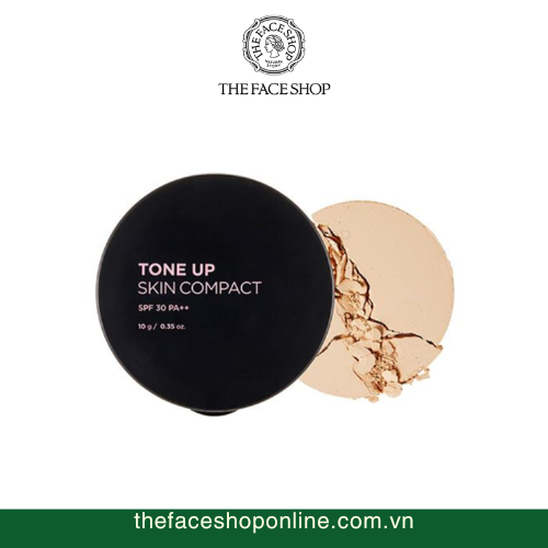 Phấn phủ nâng tone da TONE UP SKIN COMPACT The Face Shop