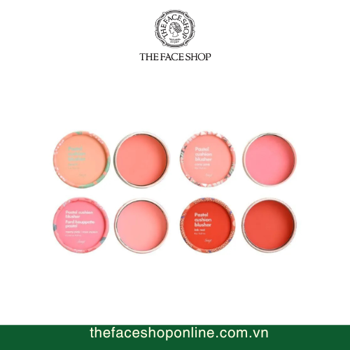 Má hồng Pastel Cushion Blusher The Face Shop