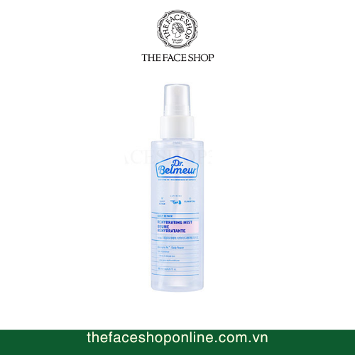 Xịt khoáng cho da nhạy cảm Dr. Belmeur Daily Repair Rehydrating Mist (100ml)
