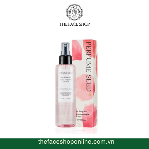 Xịt dưỡng thể hương nước hoa Perfume Seed Rose Body Mist (155ml)