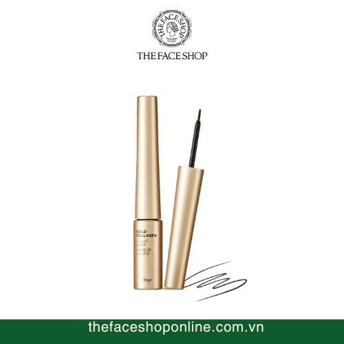 Kẻ Mắt Nước Thefaceshop Gold Collagen Liquid Liner