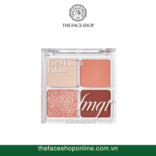 Phấn mắt Eye Moment Palette 02 Peach Pink The Face Shop