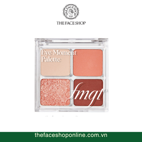 Phấn mắt Eye Moment Palette 05 Dear Peach The Face Shop