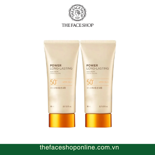 (MUA 1 TẶNG 1) Kem chống nắng Lâu trôi Power Long Lasting Sun Cream 80ml