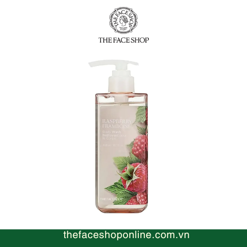Gel Tắm Chống Lão Hóa THE FACE SHOP Raspberry Body Wash 300ml