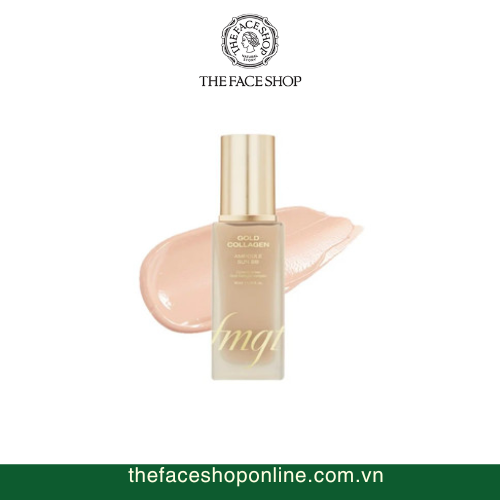 (Mẫu mới) Kem nền chống nắng Gold Collagen Ampoule Sun BB SPF50 PA+++ fmgt The Face Shop (40ml)