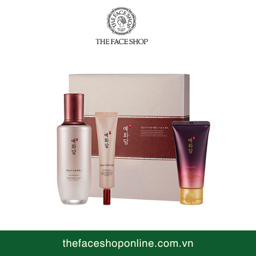 Set tinh chất+Kem mắt chống lão hoá từ Hồng Sâm Yehwadam Heaven Grade Ginseng Rejuvenating Serum Special Gift Set (3SP)